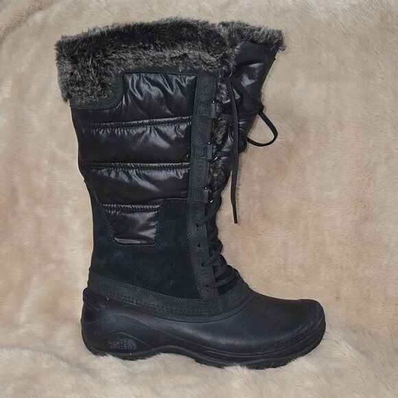 The North Face Black W Shellista II Tall Boots, SIZE 10 - NEW WITHOUT BOX - Picture 1 of 11
